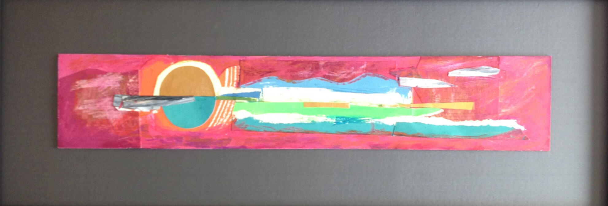 Landscape in Red Tapestry (Wool)